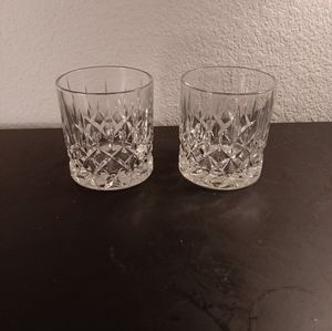 NEW Pair of Nachtmann Austrian Crystal 6oz Tumbler Set.